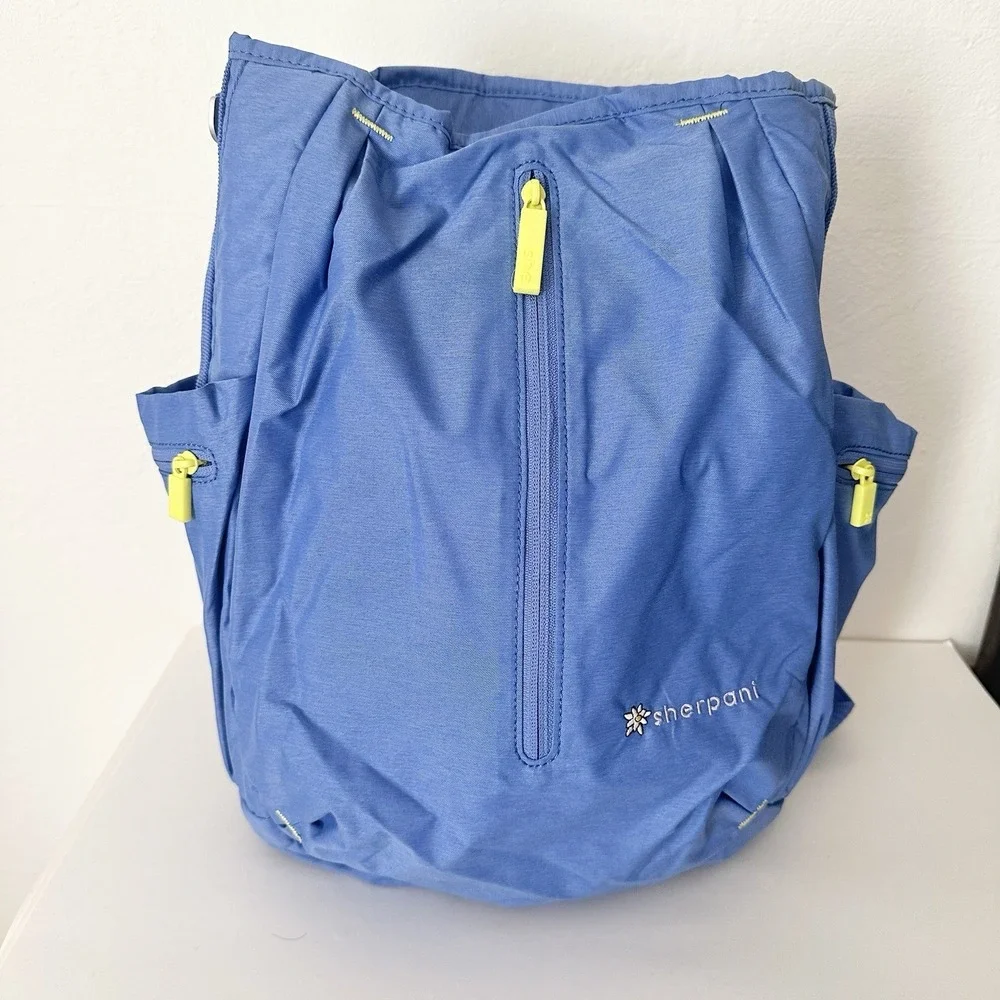 Sherpa Quest Backpack Tote Colbalt Blue Lightweight Travel Daypack NWT